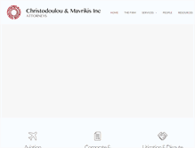 Tablet Screenshot of cm-attorneys.com